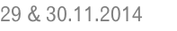 29 & 30.11.2014