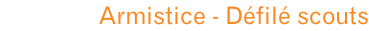 Armistice - Défilé scouts